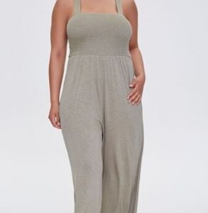 NWT Torrid sage green jumpsuit